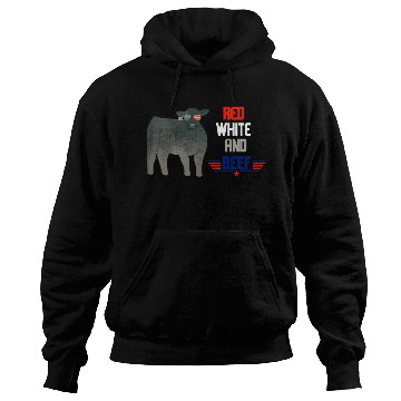 Discover Red White And Beef Hoodies