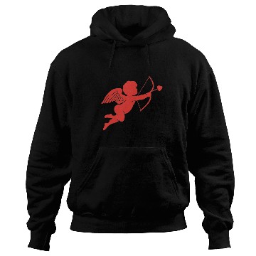 Discover A cupid angel with a bow and arrow Hoodies