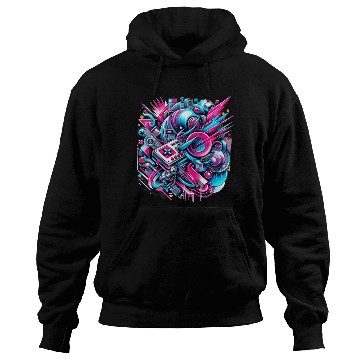 Discover Neon Gamer's Paradise Hoodies
