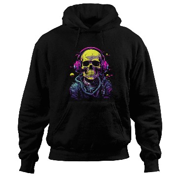 Discover Skull DJ Astronaut Space Sci-Fi Planet Galaxy Hoodies
