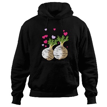 Discover Turnip Love Hearts Valentine's Day Hoodies