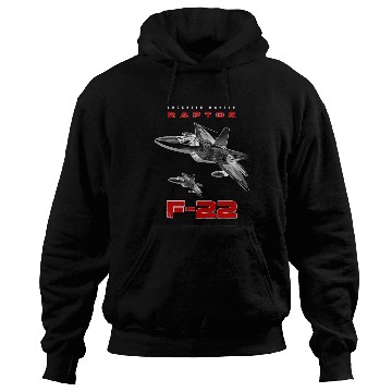 Discover F-22 Raptor Fighterjet Us Air Force Warbird Hoodies