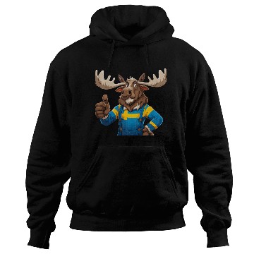 Discover Swedish elk Hoodies