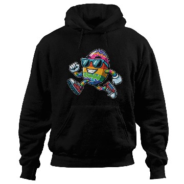Discover Easter Egg Easter Egg Running Race Jogging Jogger Hoodies