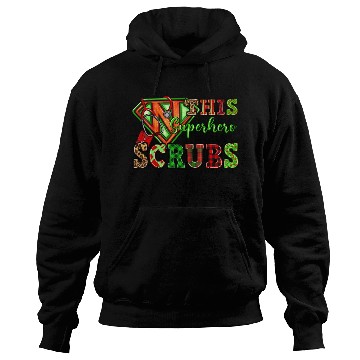 Discover This Superhero Wears Scrubs Hoodies