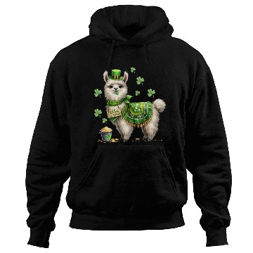 Discover Irish LLama St Patrick Day Hoodies