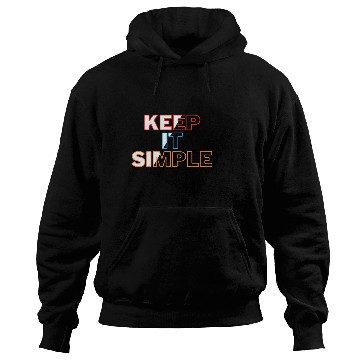 Discover Minimalist Mastery: Keep It Simple Apparel Hoodies