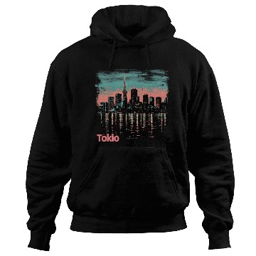 Discover Tokyo Skyline Hoodies