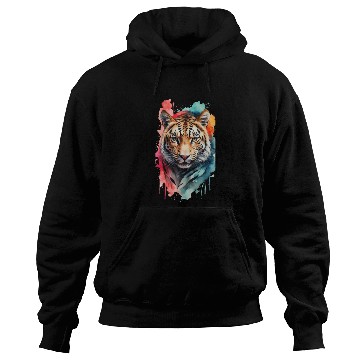 Discover Wild Splendor: Colorful Leopard Face Hoodies