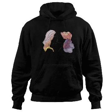 Discover Lesbian Couple Simple Minimalistic Drawing Hoodies