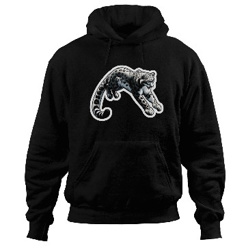 Discover Snow Leopard Leopard White Leopard Hoodies