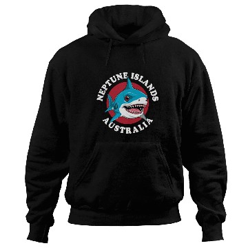 Discover Great White Shark Neptune Islands Hoodies