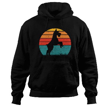 Discover Schnauzer Dog Sunset Hoodies