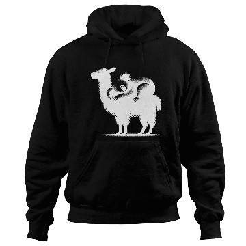 Discover Cuddly Llama With A Chilling Koala On Its Back Hoodies