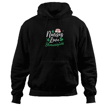Discover St Patricks Day Nurse Nurses Love Shenanigans Hoodies