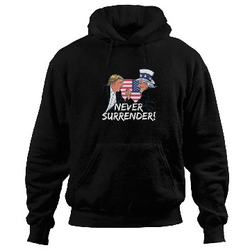 Discover Trump Never Surrender Mug Shot Hoodies