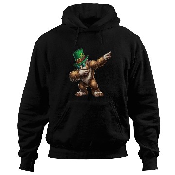 Discover Dabbing Bigfoot Sasquatch Lover St Patricks Day Hoodies