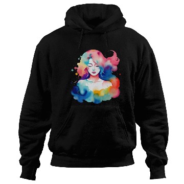 Discover Color splash zodiac: Virgo Hoodies