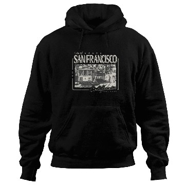 Discover SAN FRANCISCO CALIFORNIA POWELL STREET Hoodies