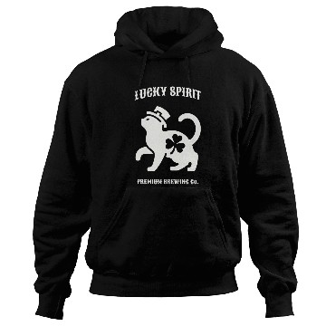 Discover St Patricks Lucky cat Green Hoodies