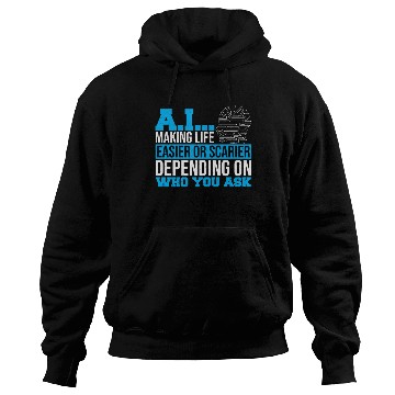 Discover Computer Scientist Data Science Robot AI Prompt Hoodies