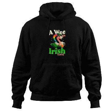 Discover Irish Flamingo St Patricks A Wee Bit Irish Hoodies