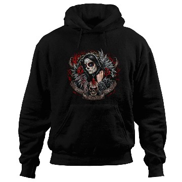 Discover Dia de Los Muertos Sugar Skull Design Hoodies