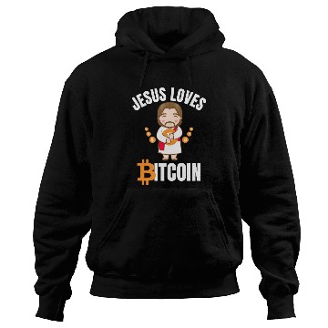 Discover Jesus Loves Bitcoin Hoodies