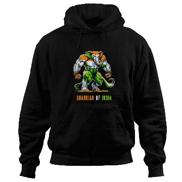 Discover India elephant national flag design Hoodies