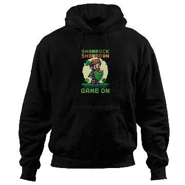 Discover St. Patricks Day Gaming Shamrock Showdown: Game On Hoodies