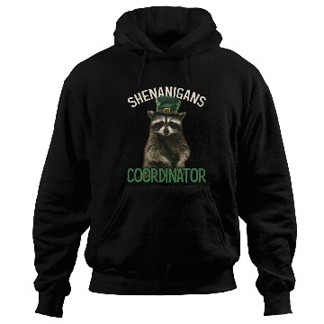 Discover Shenanigans Coordinator Cute Raccoon Funny Hoodies