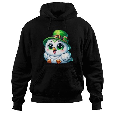 Discover St. Patrick's Cute Snowy Owl Hoodies