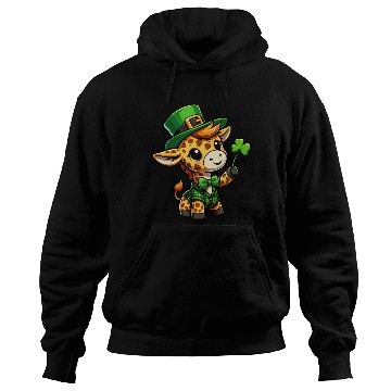 Discover St. Patrick's Day Giraffe Cartoon Hoodies