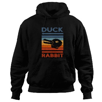 Discover Wittgensteins Rabbit Duck Illusion Hoodies