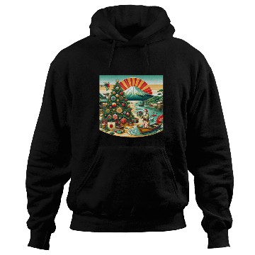 Discover Japanese Style Christmas in July Hoodies