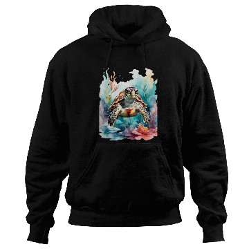 Discover Colorful turtle Hoodies