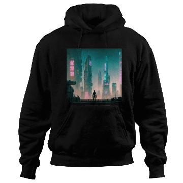 Discover Cyberpunk Cityscape Hoodies
