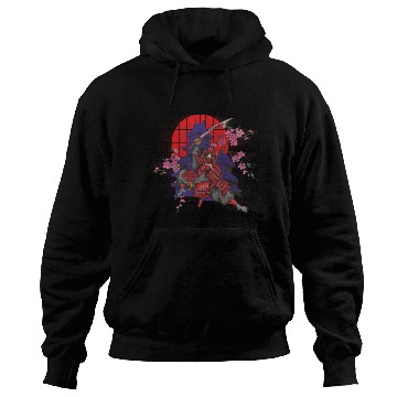 Discover Samurai mask Hoodies