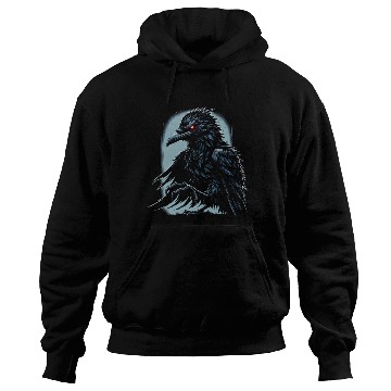 Discover Guardian Raven's Red Stare Hoodies