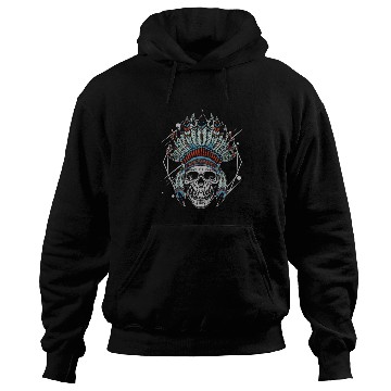 Discover Indigenous Native American Skull Head Hoodies