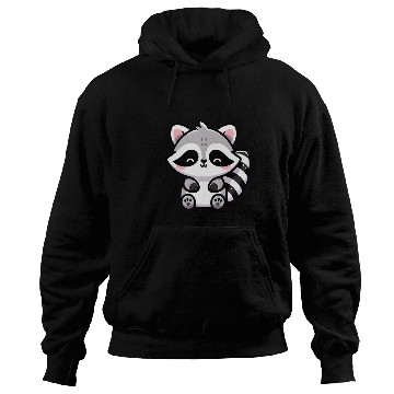 Discover Cute Raccoon Cub Hoodies