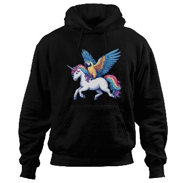 Discover Parrot on Unicorn Hoodies