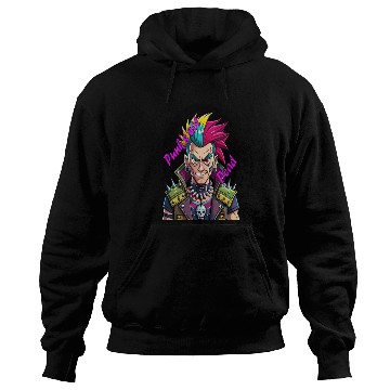 Discover Rebel's Gaze: A Tribute to Punk's Resilience Hoodies