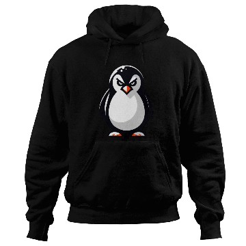 Discover Evil Penguin with Bad Look Hoodies