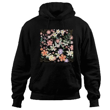 Discover Boho Wildflowers Floral Nature Hoodies
