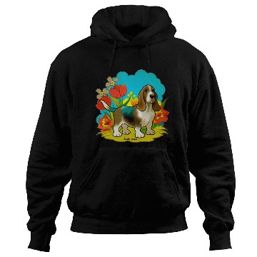 Discover A sweet basset hound dog Hoodies