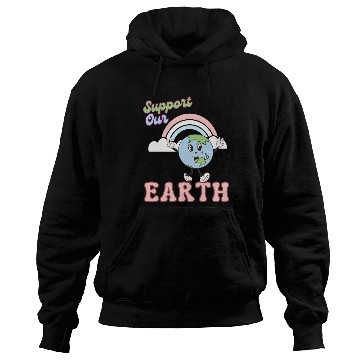 Discover Support Our Earth Day Hoodies