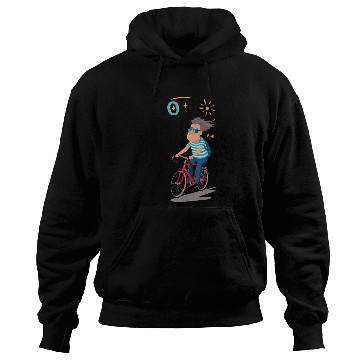 Discover Cool Dad riding red bicycle - Father's Day Hoodies