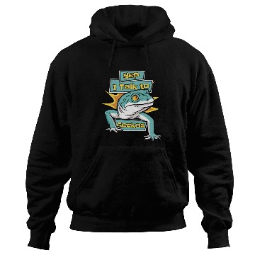 Discover I Talk To Geckos Lizard Gekkota Crested Leopard Hoodies