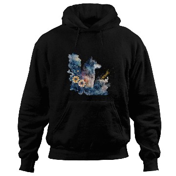 Discover Wolf Print, Cosmic Wolves, Animal Print, Cosmos Hoodies